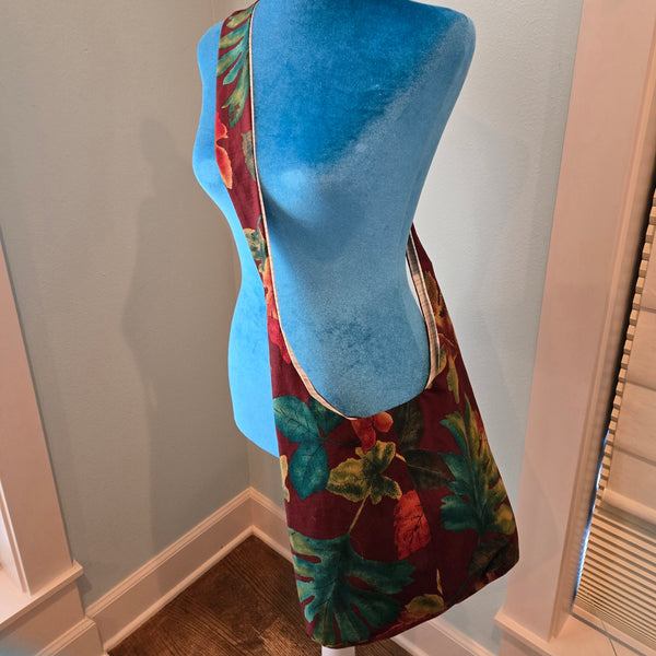 fall leaves sling purse