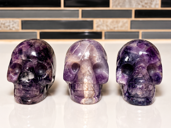 Amethyst Crystal Skull