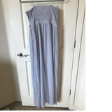 Lauren Conrad Strapless Blue Tulle Maxi Dress Sz 6