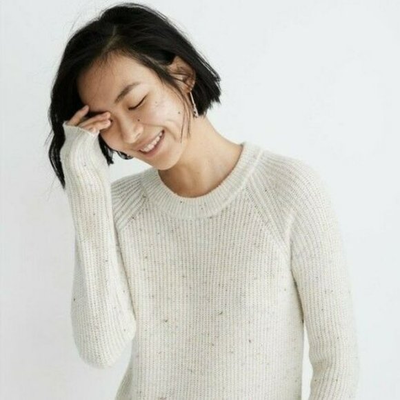 Madewell Curved-Hem Sweater Dress