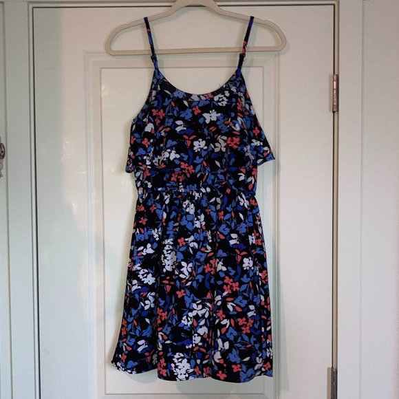 NWT Elle Black Floral Sundress