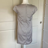 Banana Republic Geometric Print B&W Shift dress