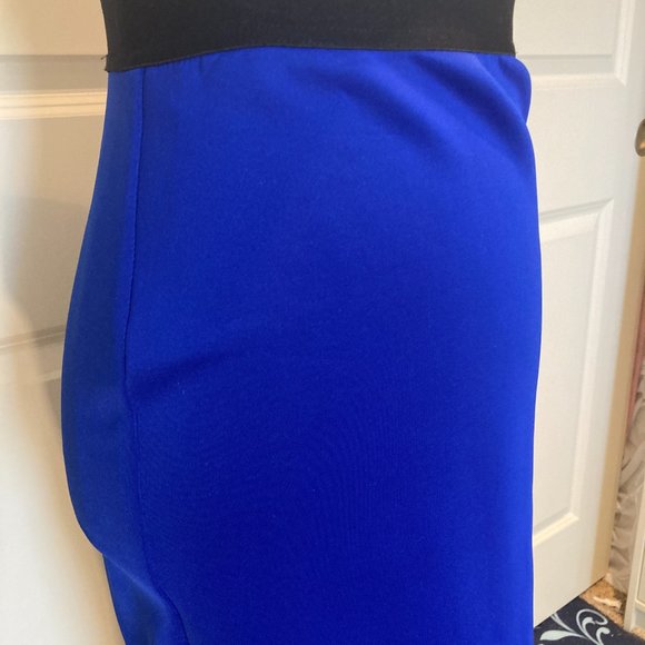 Milly for Design Nation Cobalt Blue Midi Pencil Skirt