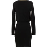 Leith Long Sleeve Casual Black Bodycon Dress