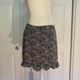 NWT - Abercrombie & Fitch Ruffle Hem Miniskirt - Navy/White Floral