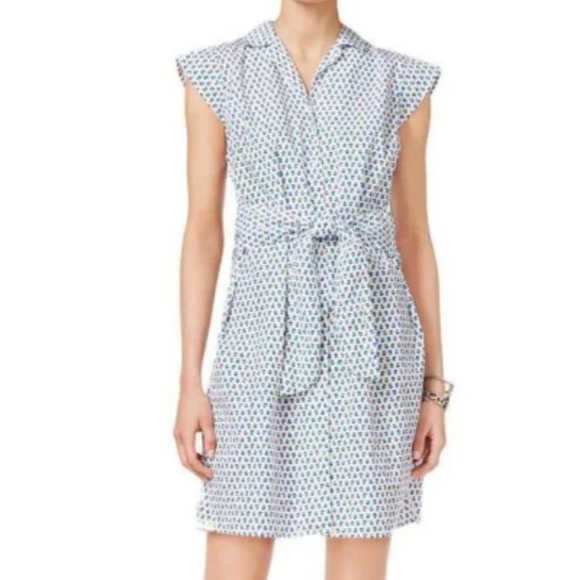 Tommy Hilfiger Tulip print shirtdress with sash