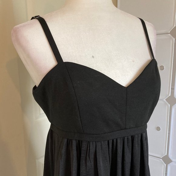 BCBG Black Sweetheart Babydoll “Kassie” Dress