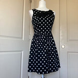 LC Lauren Conrad Polka-Dot Fit & Flare Dress