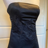 WHBM Strapless Tea Length Cocktail LBD