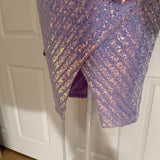 NWT Privy Light Purple Lavender Sequin Sparkle Mini Dress