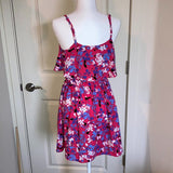 Elle Hot Pink Floral Sundress