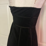 Ann Taylor Strapless A-Line Black Cocktail Dress