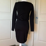 Leith Long Sleeve Casual Black Bodycon Dress