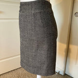 Banana Republic Gray Wool Pencil Skirt