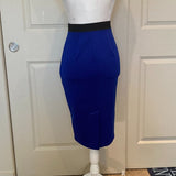 Milly for Design Nation Cobalt Blue Midi Pencil Skirt