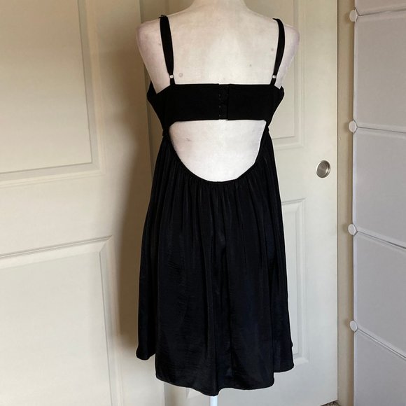BCBG Black Sweetheart Babydoll “Kassie” Dress