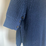 J. Crew Chunky Knit Turtleneck in Navy