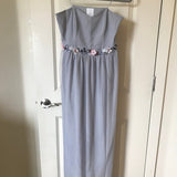 Lauren Conrad Strapless Blue Tulle Maxi Dress Sz 6