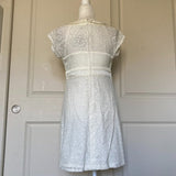 NWT BCBGeneration Cap Sleeve Lace Dress in Ivory