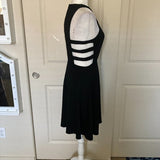 Soprano Ladder Side Cutout mini dress in black