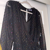 NWT Vylette Rainbow Dot Romper
