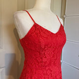 MaiTai Lace Strappy V Neck Cocktail Dress