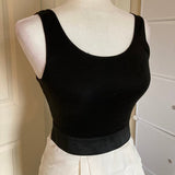 The Limited Cascade Ruffle Midi Dress black & whit