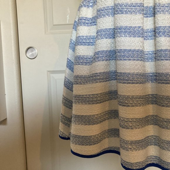 Line & Dot Kelly Dress in Sky Stripe Open Back