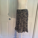 NWT - Abercrombie & Fitch Ruffle Hem Miniskirt - Navy/White Floral