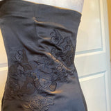 WHBM Strapless Tea Length Cocktail LBD