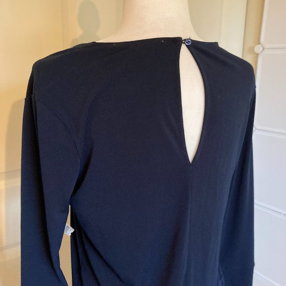 NWT Zara Navy Long Sleeve Romper
