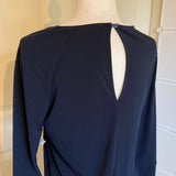 NWT Zara Navy Long Sleeve Romper