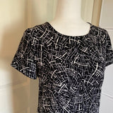 WAYF Side Zipper Shift Dress Firework Print