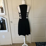 Soprano Ladder Side Cutout mini dress in black