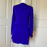 Diane Von Furstenberg Silk Dress in Cobalt