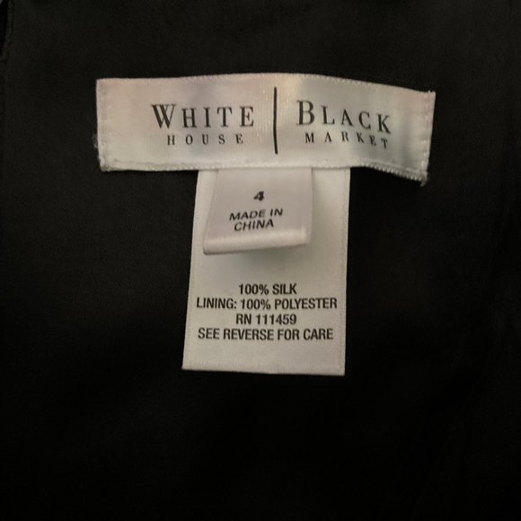 WHBM Strapless Chiffon Sweetheart LBD