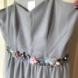 Lauren Conrad Strapless Blue Tulle Maxi Dress Sz 6
