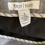 WHMB Gray Flounce Mini Skirt w/ side zip