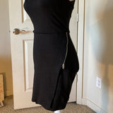 Zara Trafaluc Black Dress with Zipper