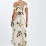 Topshop Floral Wrap Dress