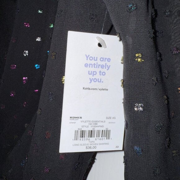 NWT Vylette Rainbow Dot Romper