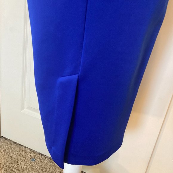 Milly for Design Nation Cobalt Blue Midi Pencil Skirt