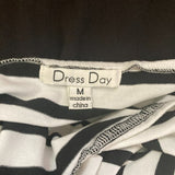 Dress Day black & white stripe jumpsuit