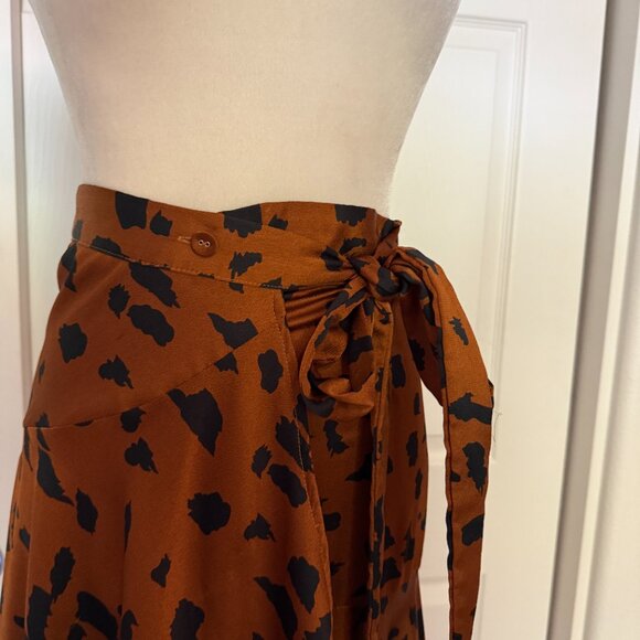 Cooper St. x Anthropologie Wild Cat Wrap Skirt