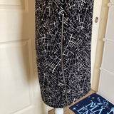 WAYF Side Zipper Shift Dress Firework Print