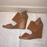 EXPRESS Tan Wedge Sandals