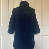 J. Crew Chunky Knit Turtleneck in Navy