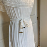Apt. 9 Off-the-Shoulder Lace Maxi Dress in White