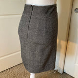 Banana Republic Gray Wool Pencil Skirt