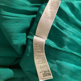 Topshop Tapered Leg Spaghetti Strap V-Neck Jumpsuit in Emerald Green